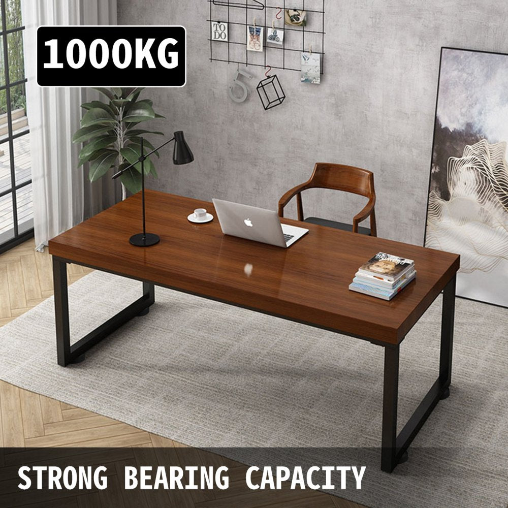 010178680615 - Heavy-Duty Black Metal Table Legs, 31.5” Square Design