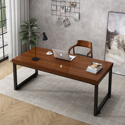 010178680615 - Heavy-Duty Black Metal Table Legs, 31.5” Square Design