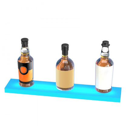 1 Layer 24 Inches - 24-Inch LED Acrylic Liquor Display Shelf for Bars