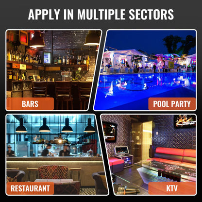 2 Layer 16 Inches - 16-Inch Premium LED Liquor Bottle Display Shelf