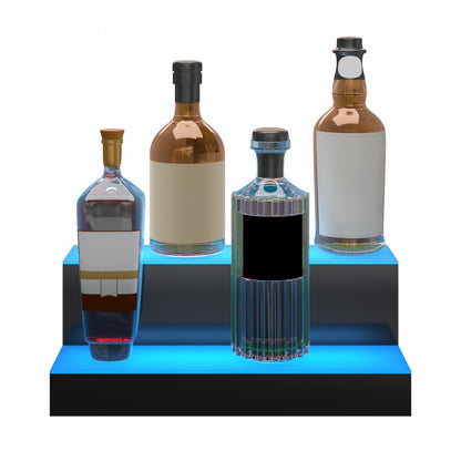 2 Layer 16 Inches - 16-Inch Premium LED Liquor Bottle Display Shelf