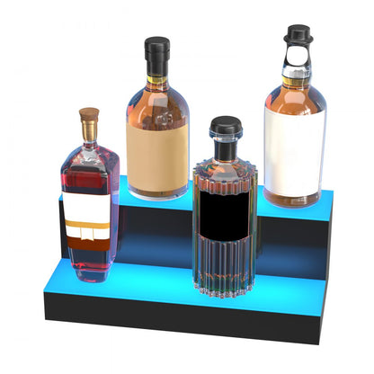 2 Layer 16 Inches - 16-Inch Premium LED Liquor Bottle Display Shelf