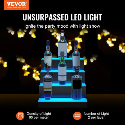 4 Layer 16 Inches - 16" LED Bar Shelf with RF & App Control