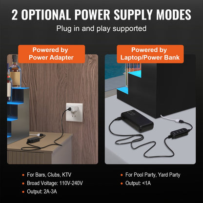 4 Layer 16 Inches - 16" LED Bar Shelf with RF & App Control