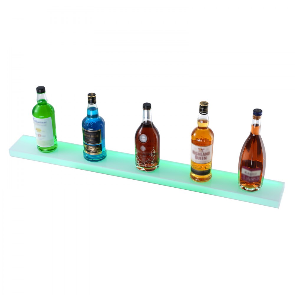 ok-1-40 - LED Lighted 40" Acrylic Bar Shelf with App Control