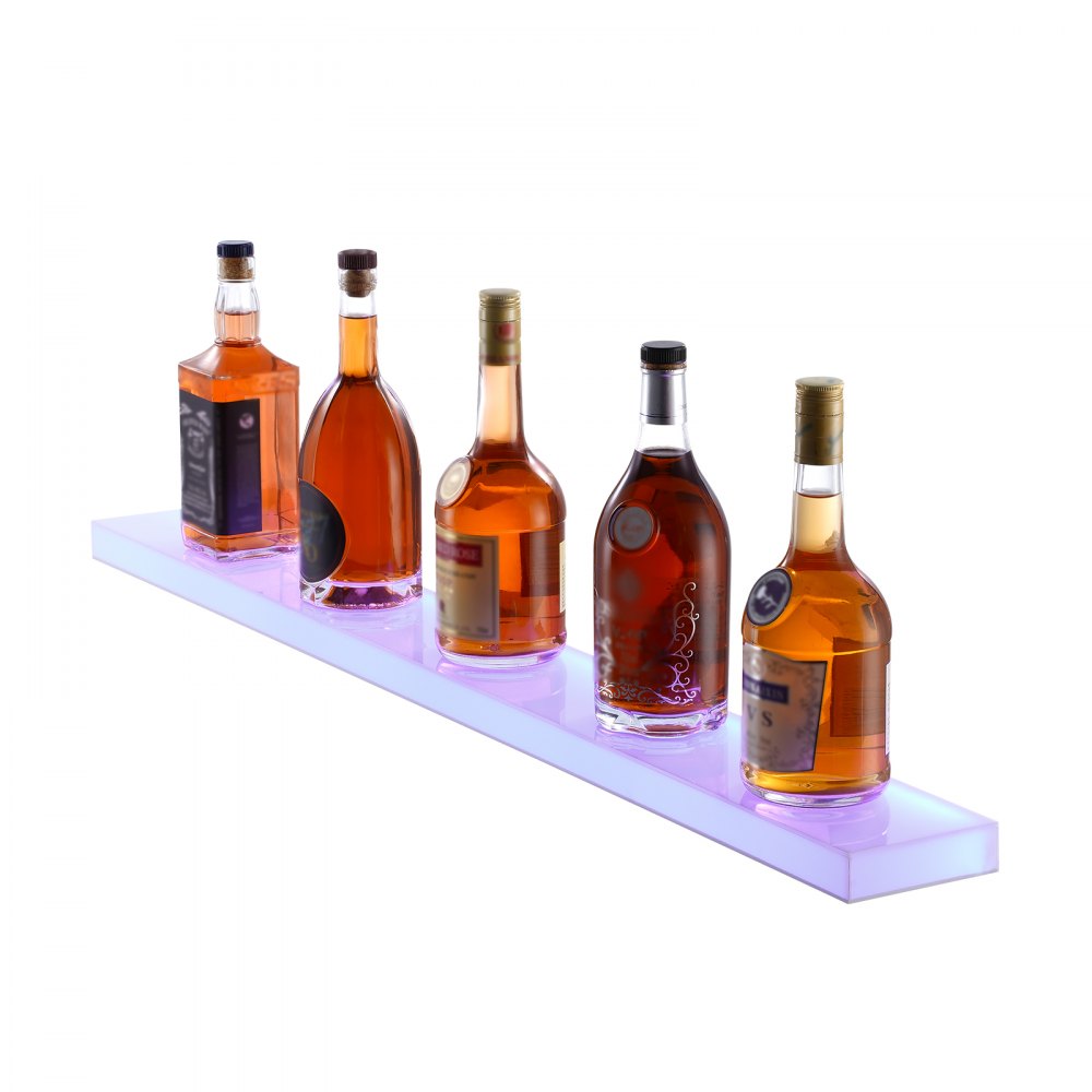 ok-1-40 - LED Lighted 40" Acrylic Bar Shelf with App Control