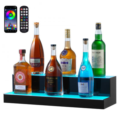 ok-2-24 - 24" LED Bottle Display Shelf with App & Remote Control