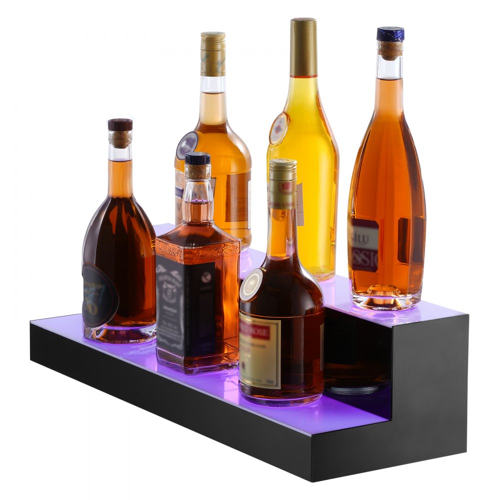 ok-2-24 - 24" LED Bottle Display Shelf with App & Remote Control