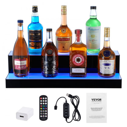 ok-2-24 - 24" LED Bottle Display Shelf with App & Remote Control