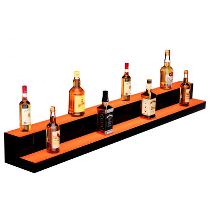ok-2-60 - 60" LED Liquor Bottle Shelf with Remote & App Control