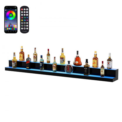 ok-2-72 - 72" LED Bar Shelf with App Control & Multicolor Lighting
