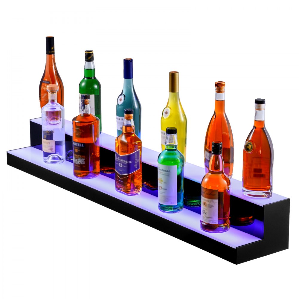 ok-2-48 - 48" LED Liquor Bottle Display Shelf with RF/App Control