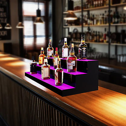 ok-3-48 - LED Lighted Liquor Shelf with Remote & App Control