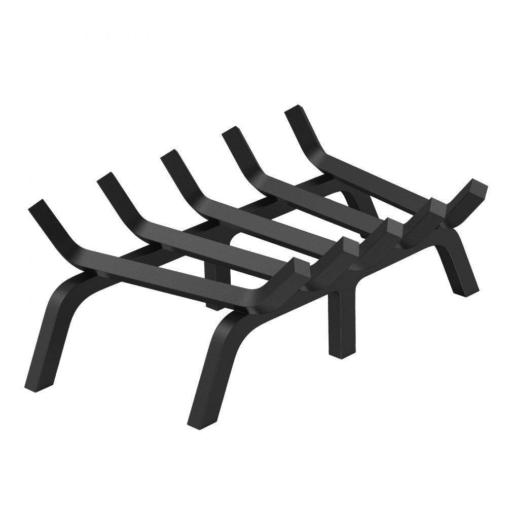 H230-B - 21" Heavy-Duty Black Steel Fireplace Log Grate