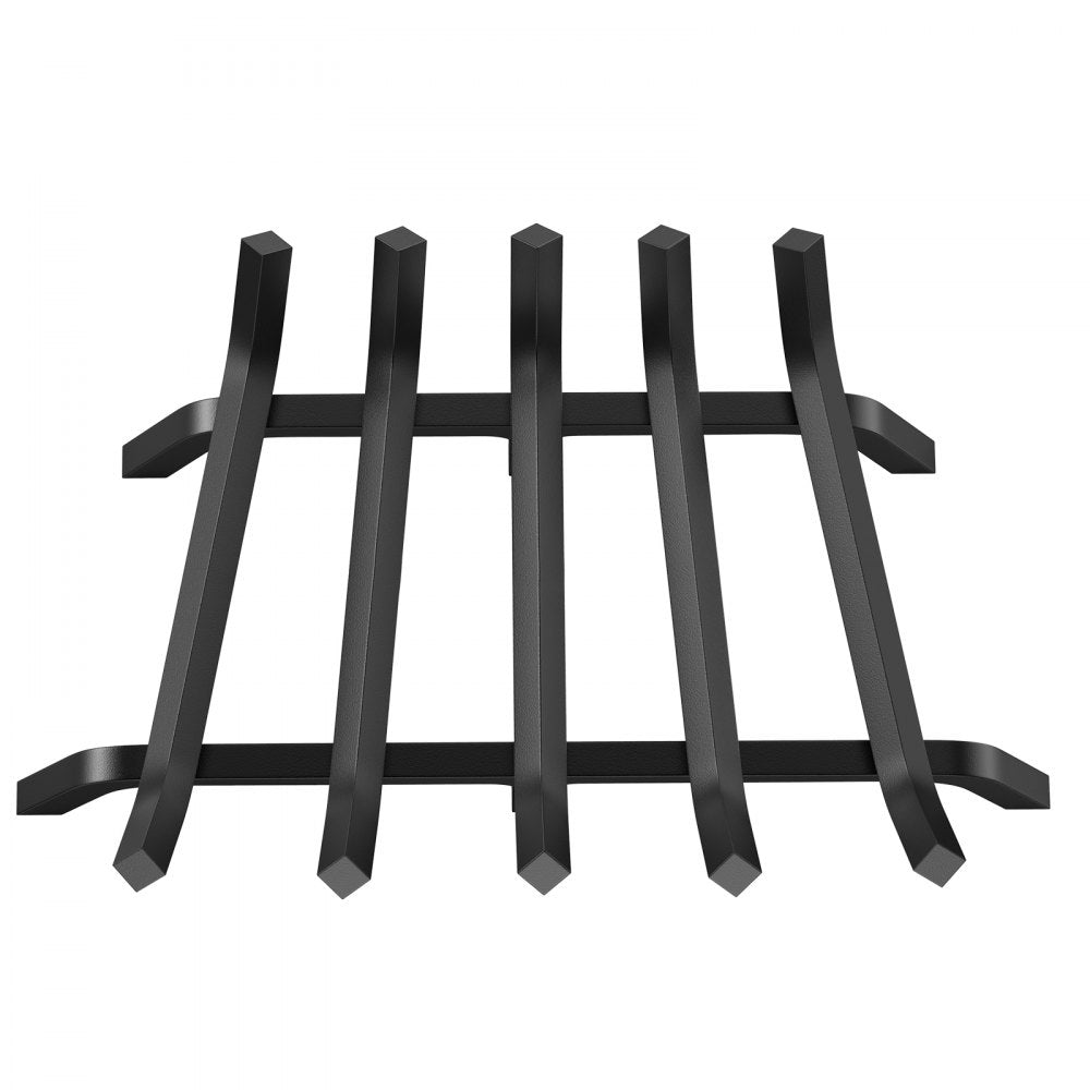 H230-B - 21" Heavy-Duty Black Steel Fireplace Log Grate