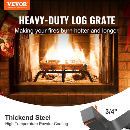 H230-D - 24" Heavy-Duty Log Grate for Efficient Indoor/Outdoor Burning
