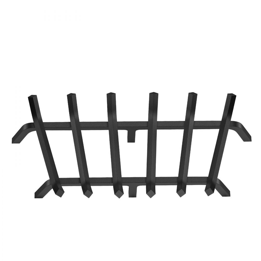 H230-E - 27" Heavy-Duty Steel Fireplace Log Grate with 6 Legs