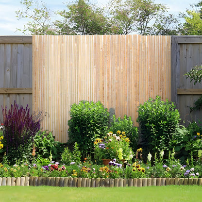 JA-A126F - 6ft Bamboo Privacy Screen with Rust-Proof Steel Wiring