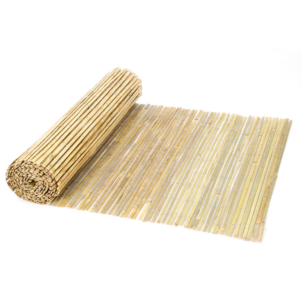 JA-A126F - 6ft Bamboo Privacy Screen with Rust-Proof Steel Wiring