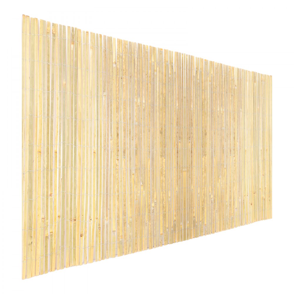 JA-A126F - 6ft Bamboo Privacy Screen with Rust-Proof Steel Wiring