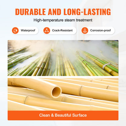 JA-A127B - Durable 100% Bamboo Rolled Fence for Privacy and Style