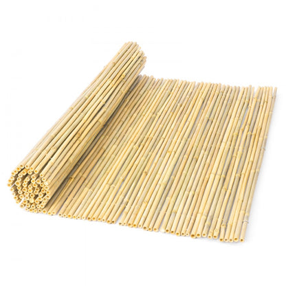 JA-A127B - Durable 100% Bamboo Rolled Fence for Privacy and Style