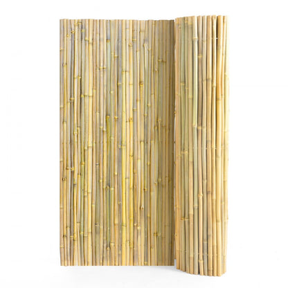 JA-A127C - 6ft Natural Bamboo Fence Panel for Private Outdoor Spaces