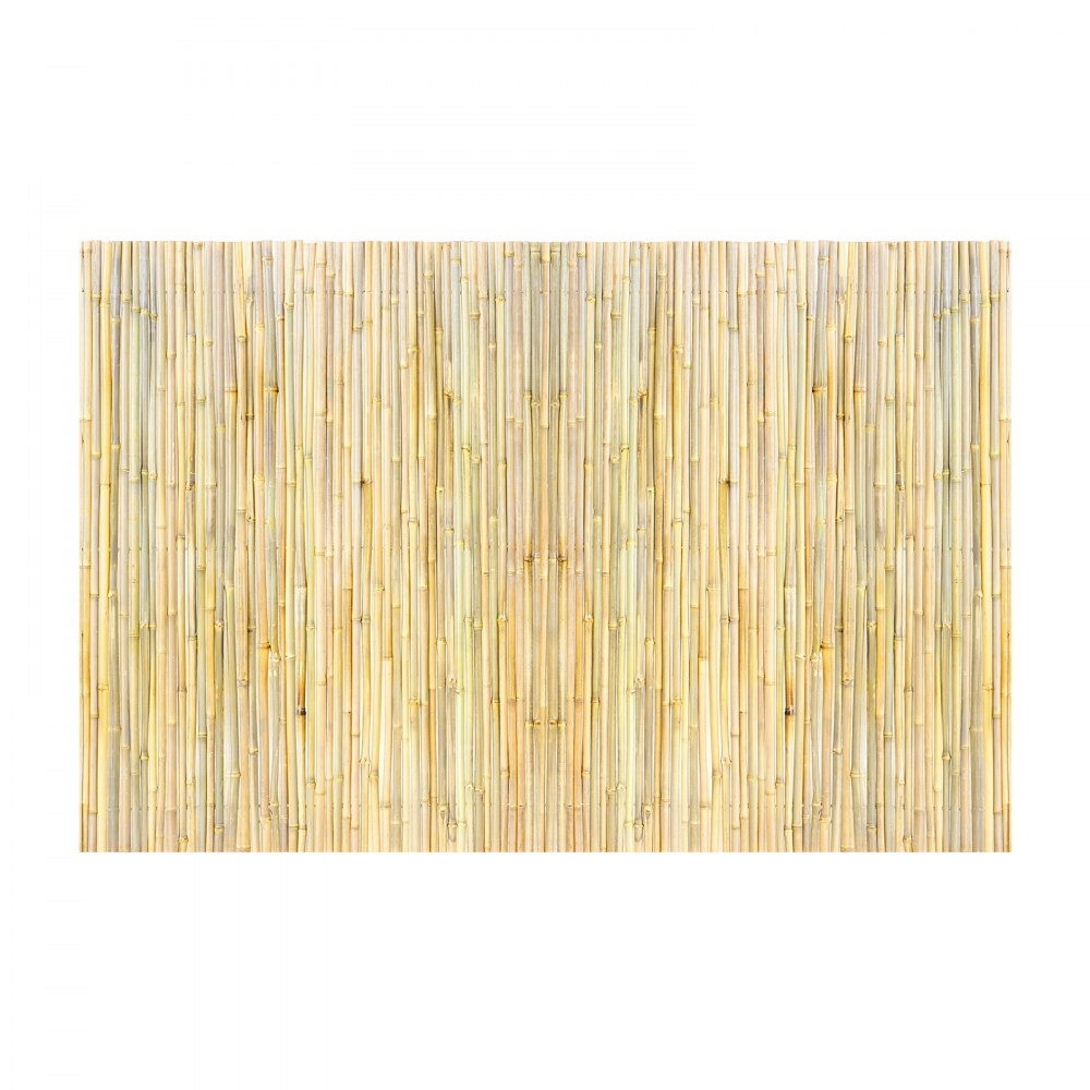 JA-A127C - 6ft Natural Bamboo Fence Panel for Private Outdoor Spaces