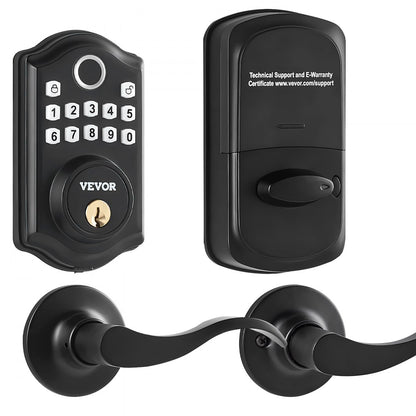 DS10Pro+L - VEVOR Biometric Fingerprint Door Lock with 300 Passcodes