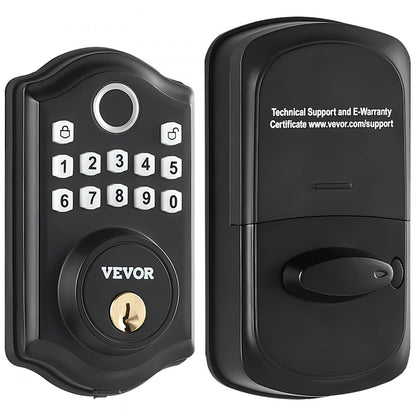 DS10Pro - Waterproof Fingerprint Door Lock with 300 Passcodes for Easy Access