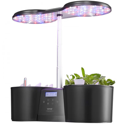 S12C - VEVOR 12-Pod Indoor Hydroponics System with LED Grow Light