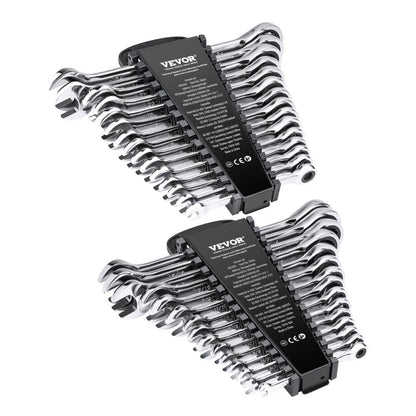 J0030H - 30-Piece Durable Wrench Set with 72-Tooth Ratchet, Metric & SAE