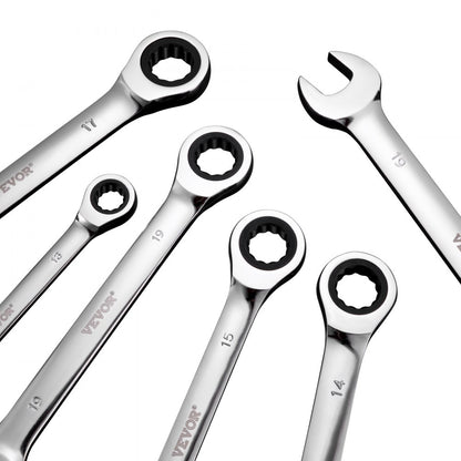 J0030H - 30-Piece Durable Wrench Set with 72-Tooth Ratchet, Metric & SAE