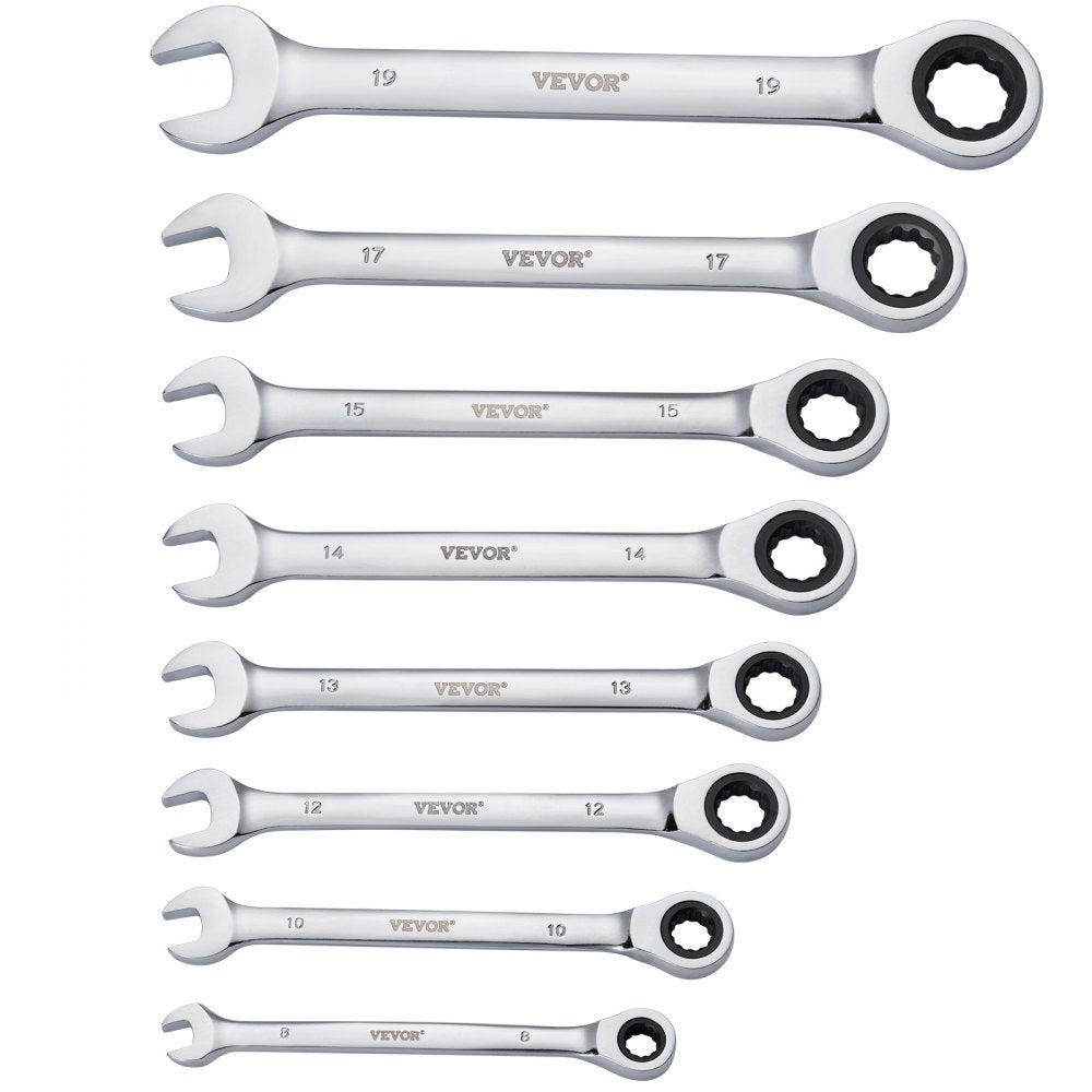 J008H - 8-Piece Metric Wrench Set for Efficient Automotive Repairs