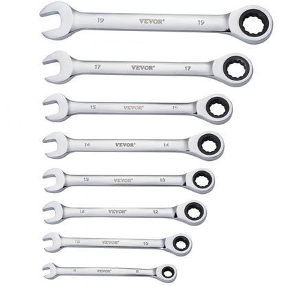 J008H - 8-Piece Metric Wrench Set for Efficient Automotive Repairs