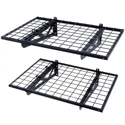 ML2436 - Heavy Duty Wall Mounted Shelving, 250 lbs Capacity, Metal