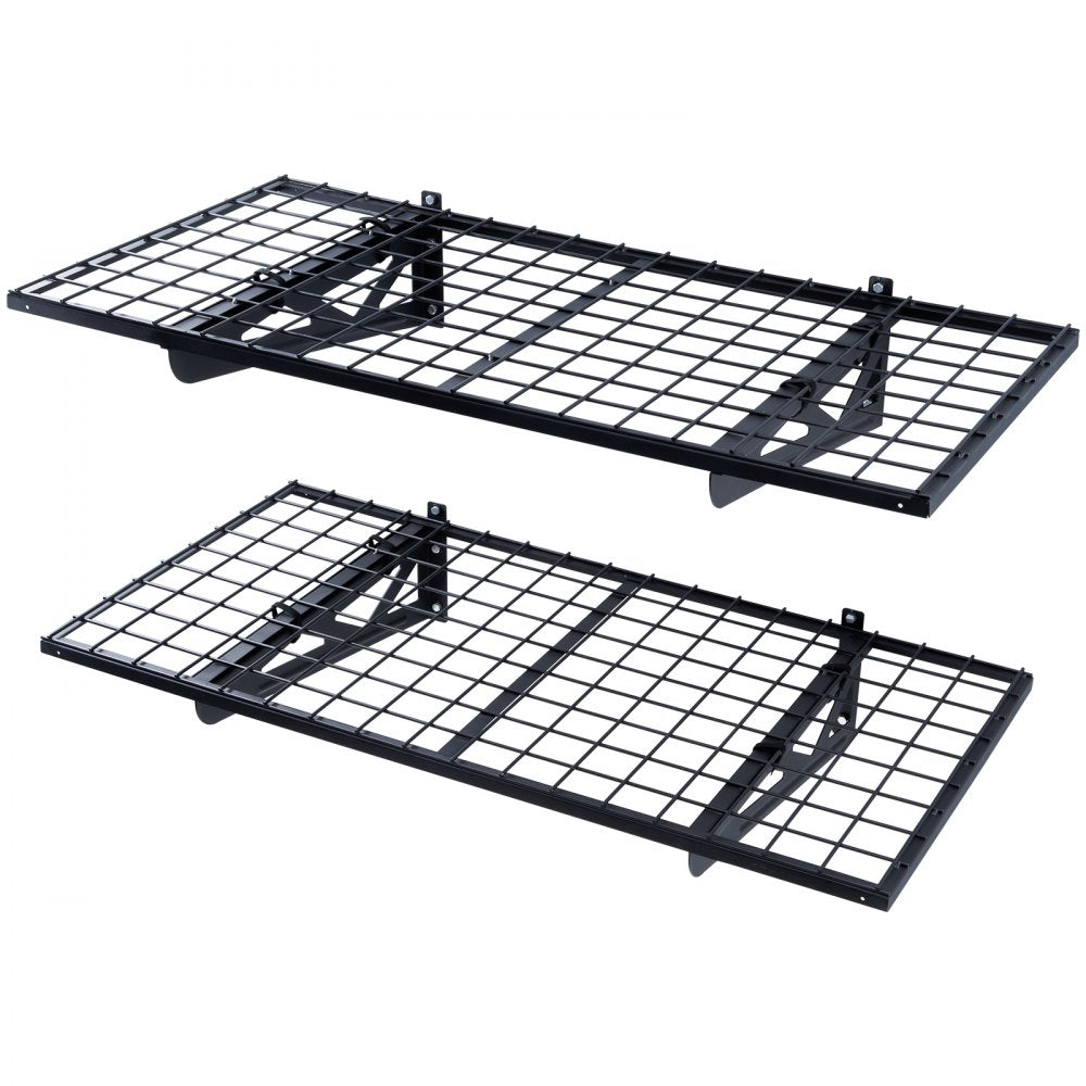 ML2448 - Metal Garage Wall Shelving, 251 lbs Capacity, Easy Installation