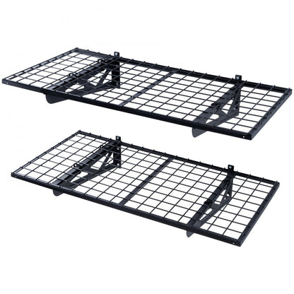 ML2448 - Metal Garage Wall Shelving, 251 lbs Capacity, Easy Installation