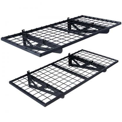 ML2448 - Metal Garage Wall Shelving, 251 lbs Capacity, Easy Installation