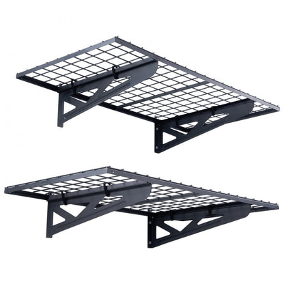 ML2448 - Metal Garage Wall Shelving, 251 lbs Capacity, Easy Installation