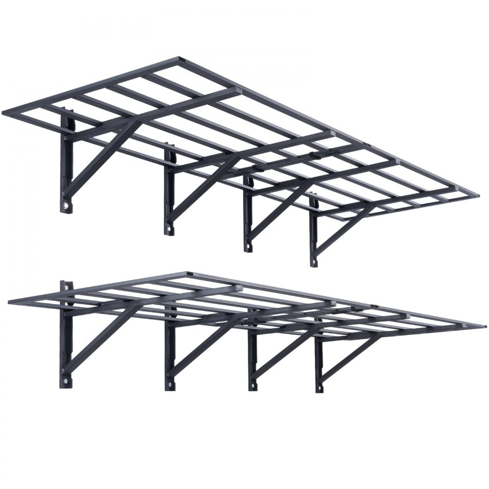 HL2472 - Heavy-Duty Metal Wall Shelving for 800 lbs Storage