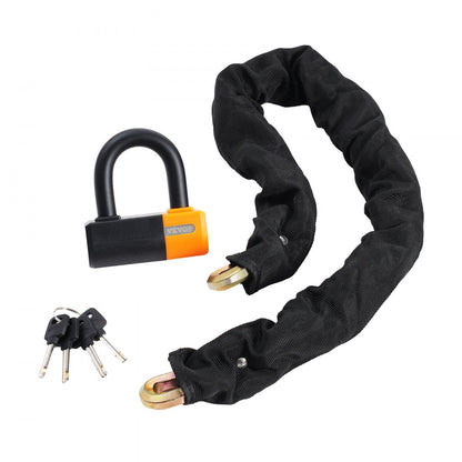 82820 - 100cm VEVOR Heavy-Duty Bike Chain Lock for Enhanced Security