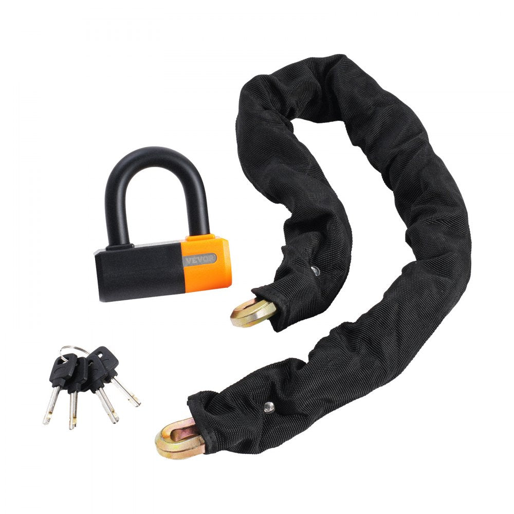 82820 - 100cm VEVOR Heavy-Duty Bike Chain Lock for Enhanced Security