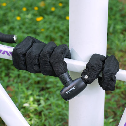 85902 - 180cm Heavy Duty Steel Bike Chain Lock with 4 Keys