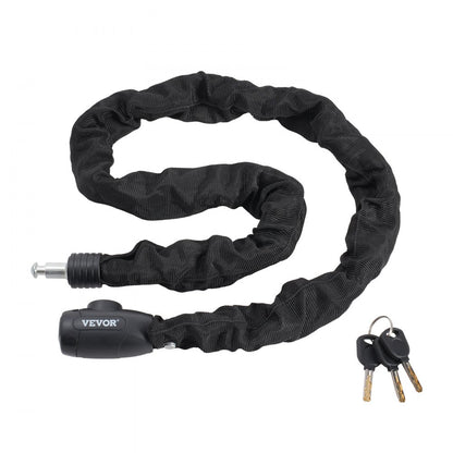 85911 - 120cm VEVOR Heavy-Duty Bicycle Chain Lock for Maximum Security
