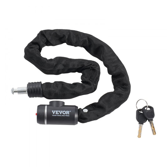 85911 - Premium 34.64" Steel Bike Chain Lock for Ultimate Security