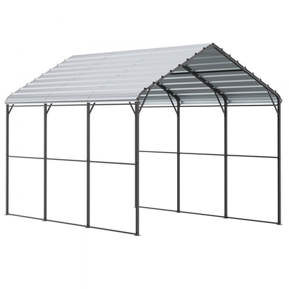 KD-TPQC-005-10x15ft - Heavy-Duty 10x15ft Carport with Q195 Steel Frame