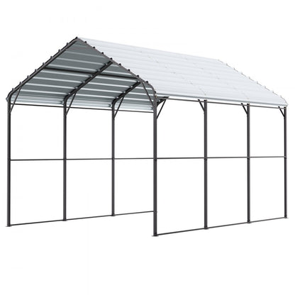 KD-TPQC-005-10x15ft - Heavy-Duty 10x15ft Carport with Q195 Steel Frame