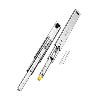 5301/5301Z-16" - Heavy-Duty Steel Drawer Slides with Locking Mechanism