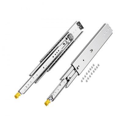 7601Z-18" - Heavy-Duty 19" Steel Drawer Slides, 500 lbs Capacity